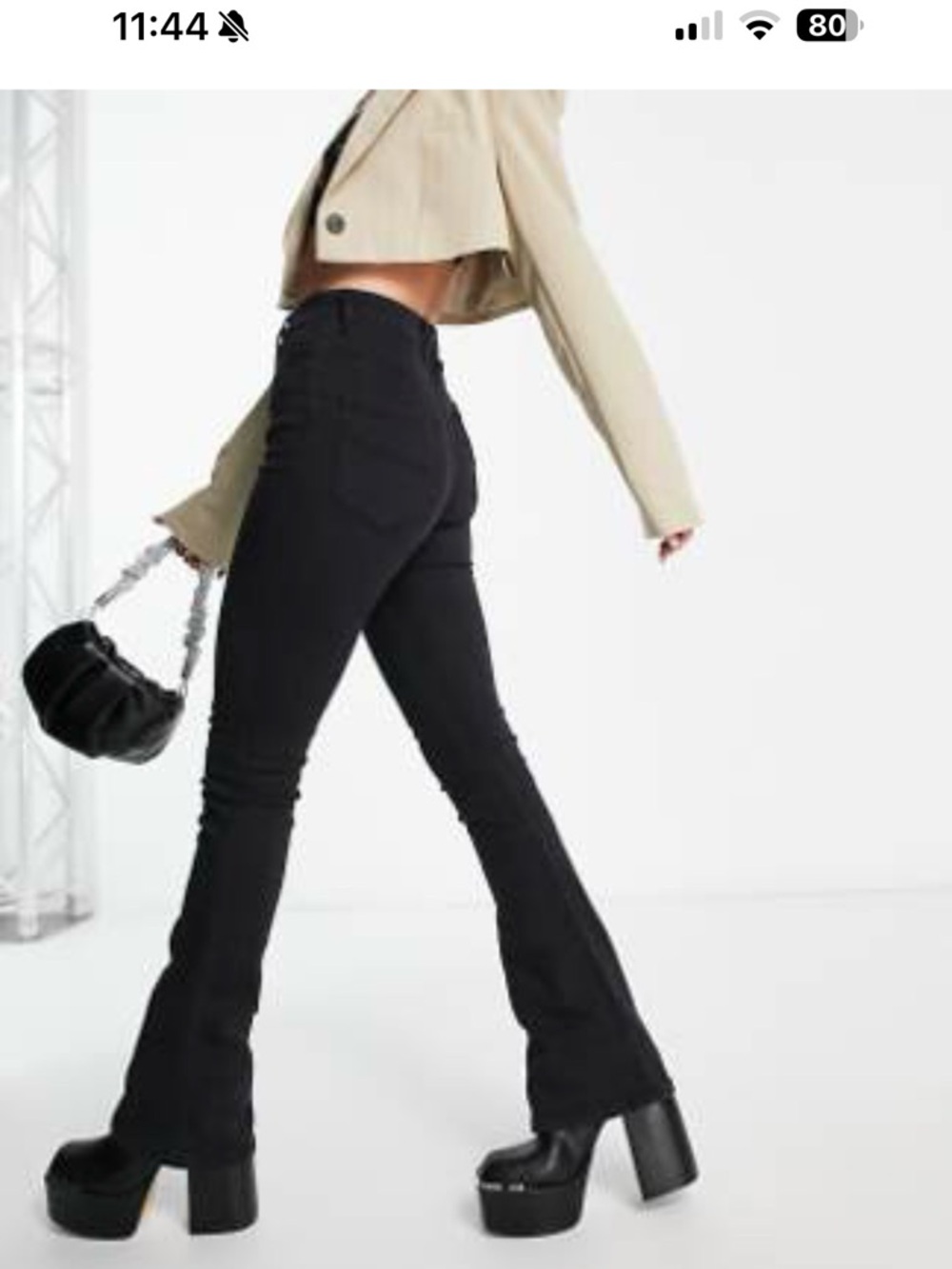 Collusion flare jean in black NEVER WORN